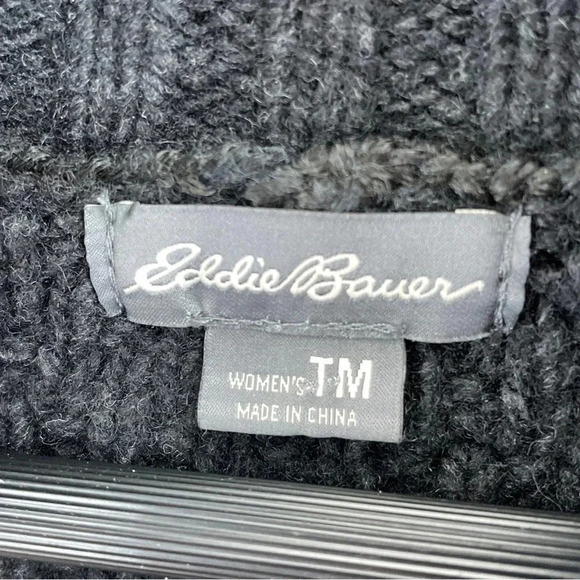 Eddie Bauer Women's size TM long sleeve turtle neck lambswool sweater 0262 - Picture 5 of 8